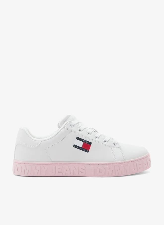 TOMMY JEANS Outsole Logo Lace Up Low Top Sneakers