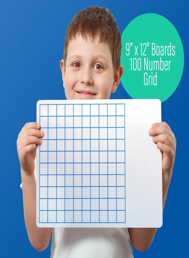 Flipside Products 9" x 12" Two Sided Dry Erase Board Hundreds Grid, Learn to Count, Counting Aid, Number Chart, Classroom and Home, Pack of 12 - Image 3