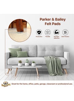 Parker & Bailey Parker & Bailey Felt 68 Pieces Assorted Sizes Brown  - Image 4