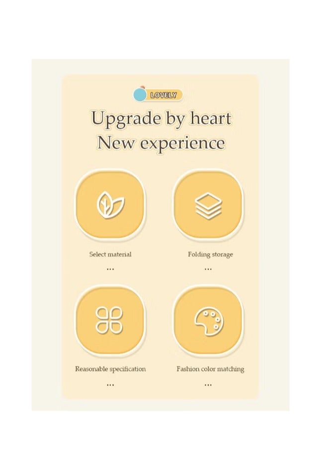 مقعد قابل للطي، مسند قدم سميك محمول، مقعد خارجي غير قابل للانزلاق، يمكن حمله باليد، قوي ومتين، مناسب للمطبخ والحمام والحديقة والخارجية وغرفة المعيشة، 22.5*20.5*20.5 سم - Image 2