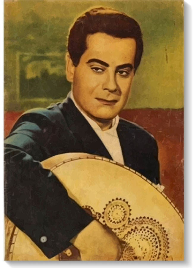 RYN Farid Al-Atrash Wall Art multicolour 40x60cm - Image 2