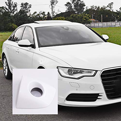 CNUPSM Car White Exterior Door Handle Key Hole Trim Left Driver Side Cover Cap White 4H1837879 Compatible with Audi 20102016 A6 S6 Quattro Allroad A7 A8 S8 RS6 RS7 - Image 5
