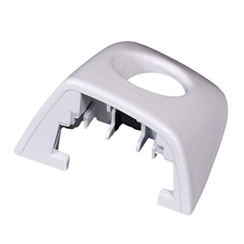 CNUPSM Car White Exterior Door Handle Key Hole Trim Left Driver Side Cover Cap White 4H1837879 Compatible with Audi 20102016 A6 S6 Quattro Allroad A7 A8 S8 RS6 RS7 - Image 3