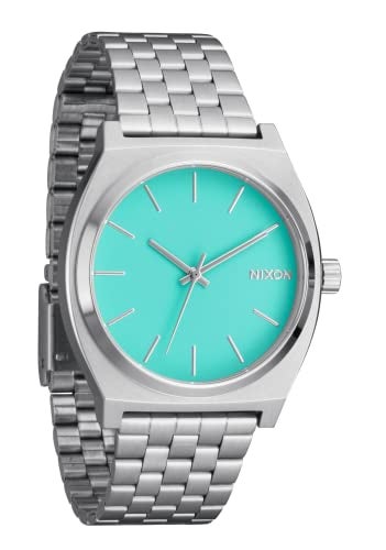NIXON Time Teller A045-100m Water Resistant Men's Analog Fashion Watch (37mm Watch Face, 19.5mm-18mm Stainless Steel Band) - Image 1
