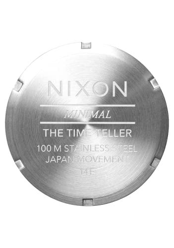 NIXON Time Teller A045-100m Water Resistant Men's Analog Fashion Watch (37mm Watch Face, 19.5mm-18mm Stainless Steel Band) - Image 5