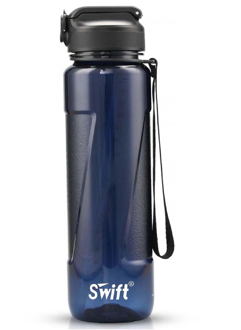 Swift 1L Motivational Water Bottle 1000ML Water Bottle For Kids School Water Bottles With Straw Leak Proof Water Bottle With Time Marker For Sport, School, Gym, Office  - Image 2