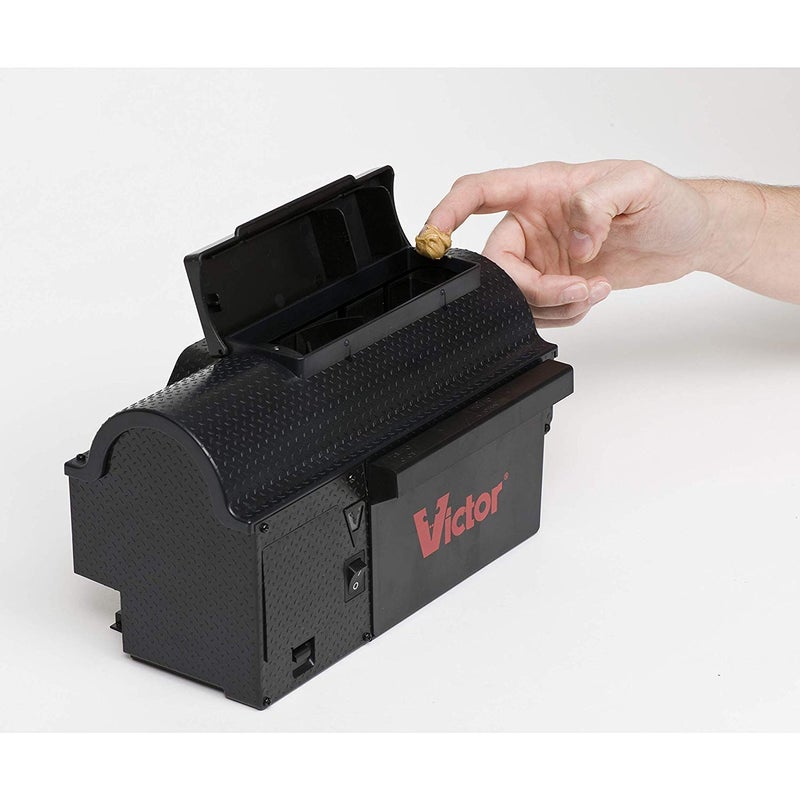 Victor Indoor Multi-Kill Humane Electronic Mouse Trap - No Touch, No See Electronic Instant Kill Mouse Trap - Kills & Holds Up to 10 Mice Per Setting - M260 - Image 4