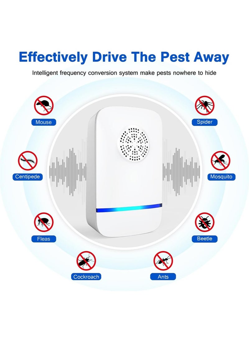 yIFeNG Ultrasonic Pest Repeller, 1 Packs, 2024 Upgraded, Electronic Indoor Pest Repellent Plug in for Insects, Mice,Ant, Mosquito, Spider, Rodent, Roach, Mosquito Repellent for Children  - Image 2