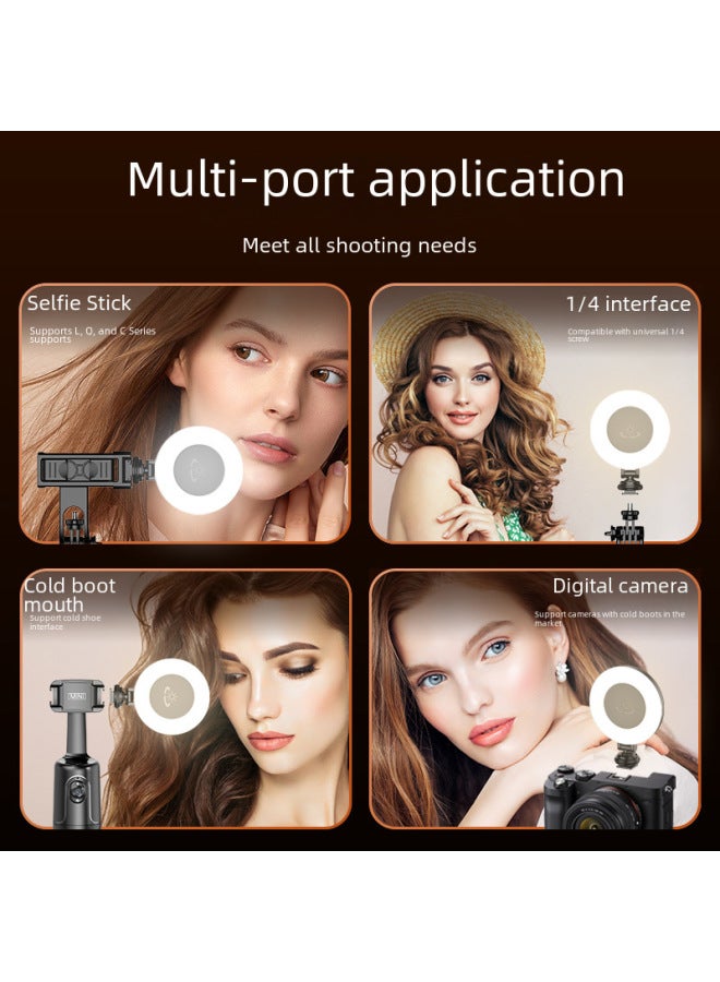 TOKQI D07 Mobile Phone Fill Light Live Broadcast Beauty Selfie Round Flash Charging Mini Led Fill Light Photography Light - Image 2