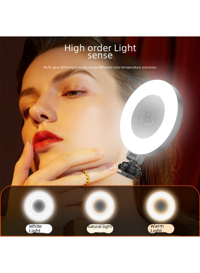 TOKQI D07 Mobile Phone Fill Light Live Broadcast Beauty Selfie Round Flash Charging Mini Led Fill Light Photography Light - Image 3