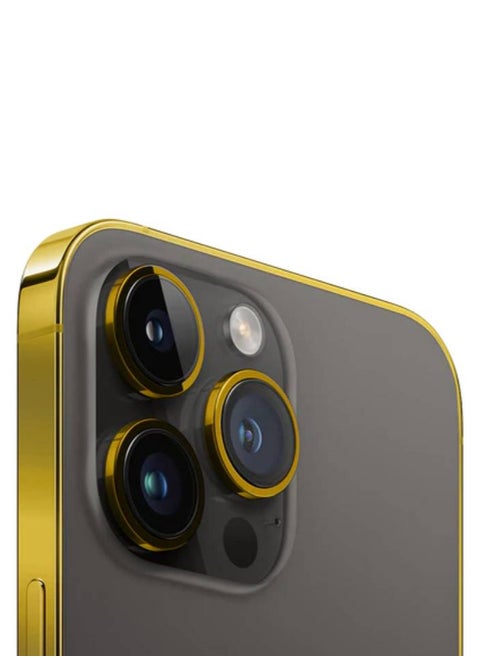 Caviar Luxury 24k Gold Plated Frame Customized iPhone 16 Pro Max 1 TB Black