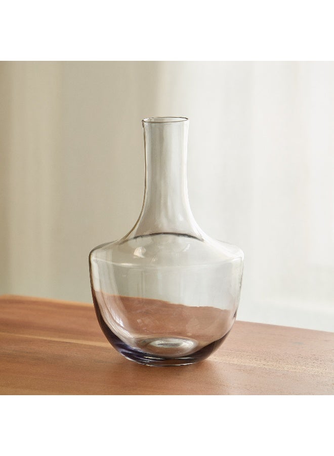 هوم بوكس فازة ورد زجاج مدخن أتلانتا ١٥.٥ × ٢٥ سم - Image 1
