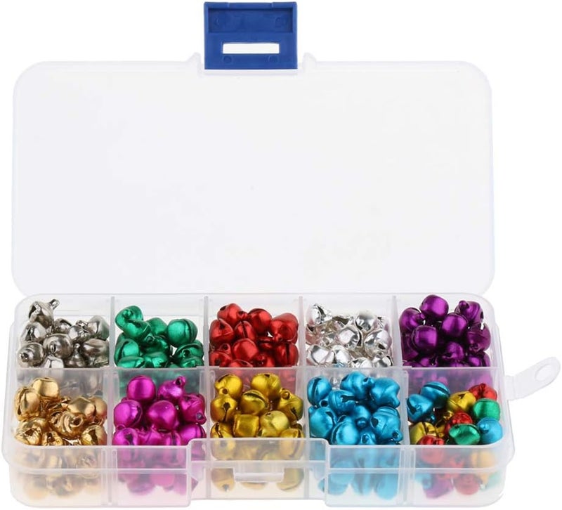 klarako 500x Christmas Ringing Jingle Bell Bead Charms Xmas Jewellery Craft Bell Pendant - 300pcs 8mm, as described - Image 4