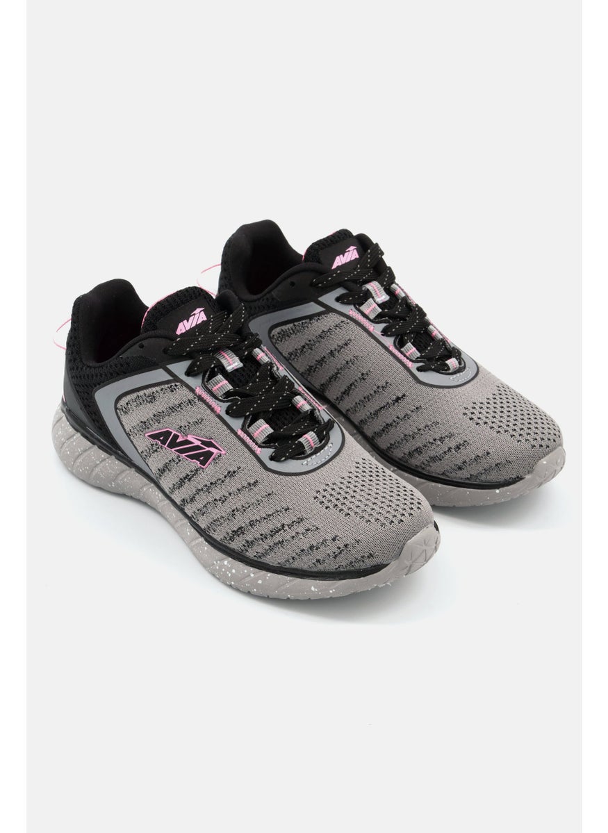 Women Match Lace Up Training Shoes, Grey/Black Combo - pzsku/Z7F29E3D394D60A38E0D4Z/45/_/1737642510/eebd2543-0aed-4a71-9e43-302d52c7fa1f