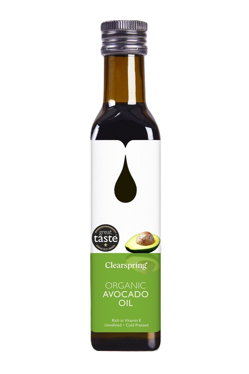 Organic Avocado Oil Unrefined, Cold Pressed, 250ml
