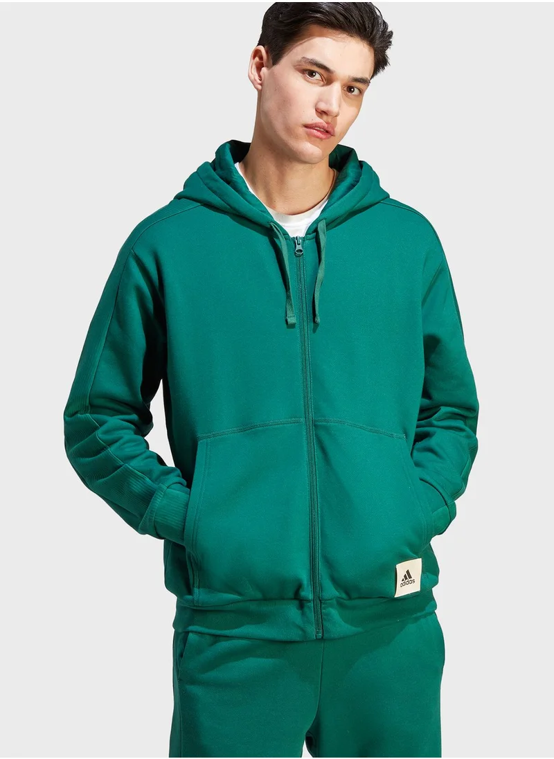 Adidas Lounge Full Zip Track Top