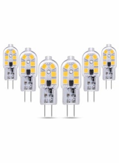 G4 2W LED Light Bulbs Cool White 6000K, AC/DC 12V, 200LM, Equivalent to Capsule Halogen Bulb 10W-20W, Bi-Pin 12V LED, Not Dimmable, 6pcs - pzsku/Z7F29F2DED346BE3A72FDZ/45/_/1666397479/9cc2b867-3fa1-48a1-810c-32315b71d2a8