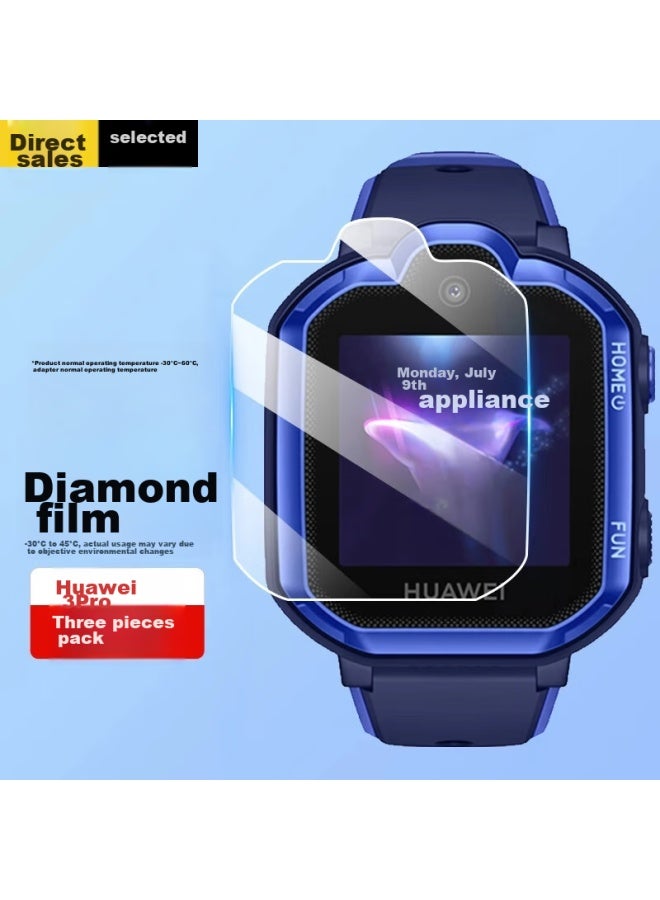 Ten Flashes Shan Huawei Children's Watch 3 Pro Tempered Glass Screen Protector For Children, Compatible With 4 Pro/4x/5/5 Pro/5x/5x Pro, High-definition Glass Film - Image 1