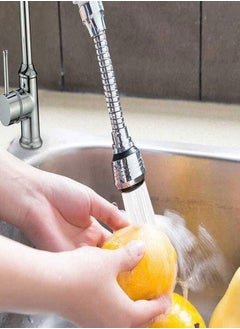 ماركة غير محددة مجموعة موصلات صنبور المطبخ بأشكال متنوعة (صنبور مياه دوار، محول رأس رش دوار 360 درجة، صنبور مطبخ دوار بثلاثة أوضاع لتوفير المياه، صنبور مقاوم للرذاذ للمطبخ والحمام)  - Image 2