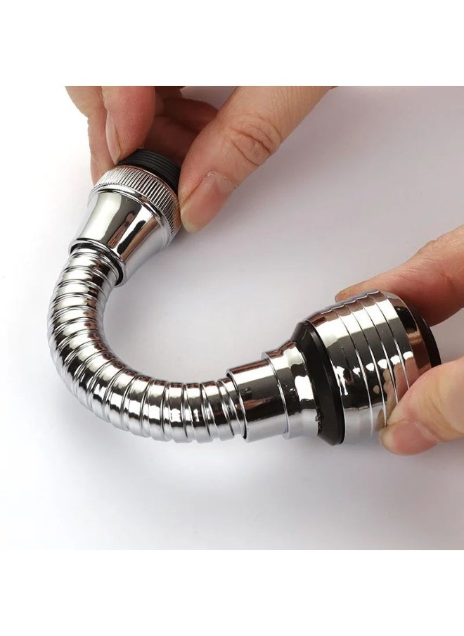 Generic Kitchen Faucet Connector Set Assorted Shapes (Swivel Water Faucet, 360 Degree Rotatable Spray Head Adapter, Kitchen Faucet Swivel 3 Modes Water Saving Faucet Splash Proof Sprayer for Kitchen Bathroom)  - Image 3