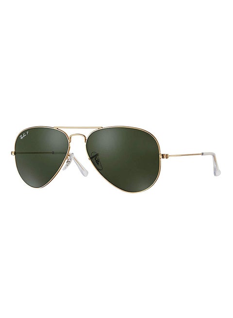 Unisex Polarized Aviator Sunglasses - RB3025 001/58 - Lens Size: 58 mm - Gold