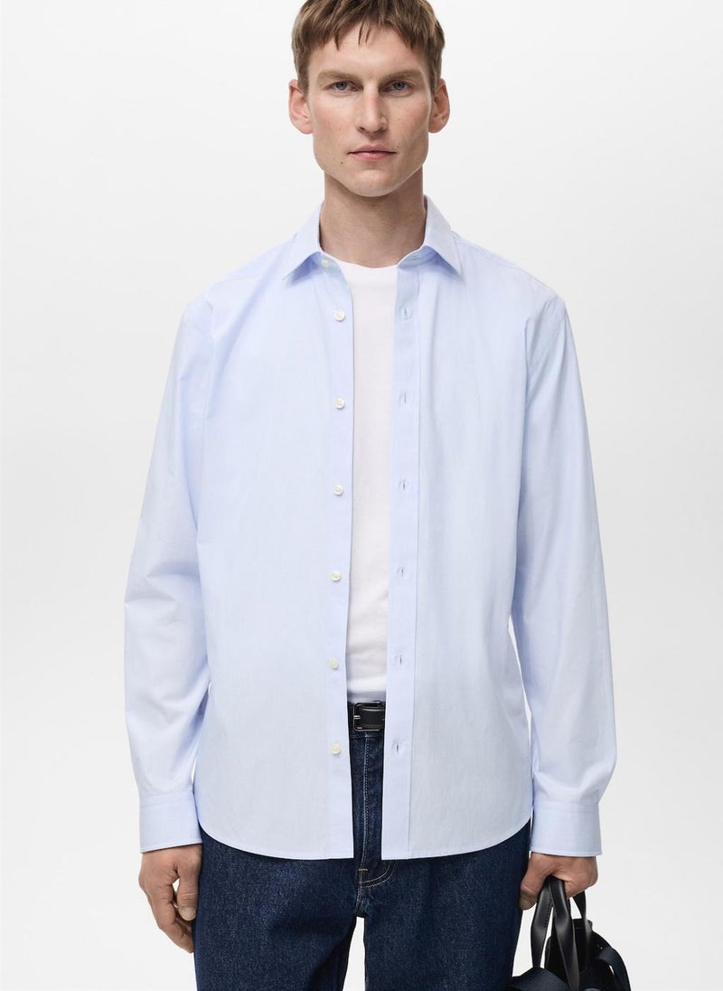 Mango Man Casual Forte Slim Fit Shirt  - Image 1