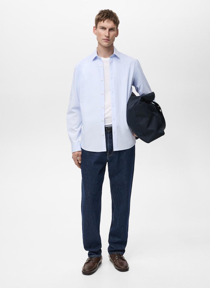Mango Man Casual Forte Slim Fit Shirt  - Image 4