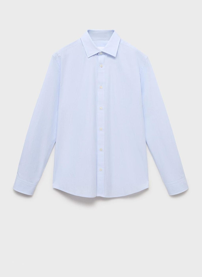 Mango Man Casual Forte Slim Fit Shirt  - Image 5