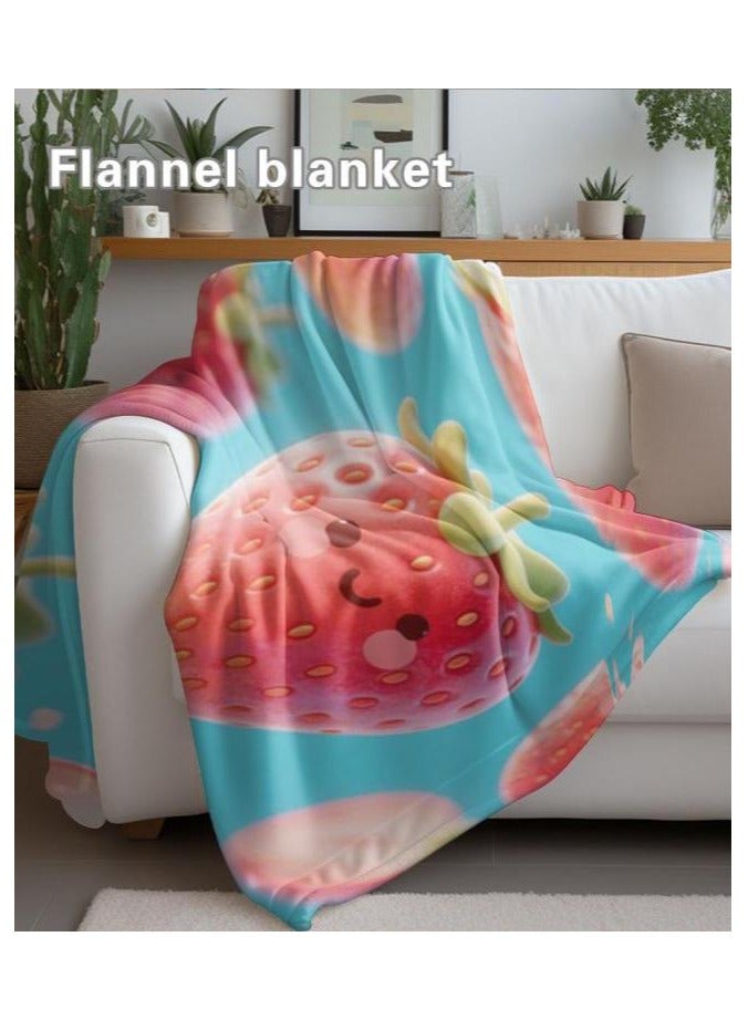 عام بطانية رقيقة من الفانيلا الكرتونية للأطفال أو الطلاب (دافئة ومريحة ومناسبة للنوم والألعاب) 100 سم * 150 سم - Image 4