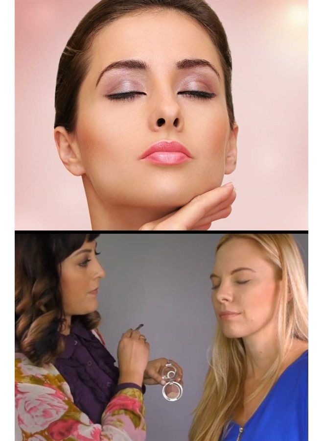 Ageless Derma Mineral Makeup Baked Eyeshadow trio-Vegan Eye shadow (Smokey) - Image 4