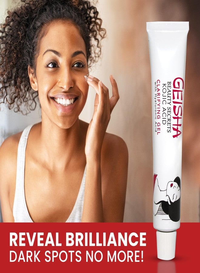 OMIC Geisha, Kojic Acid Gel - 1 fl oz / 30g - Skin Brightening, Clarifying Gel for Face, Body, Hands, Armpits - Hyaluronic Acid - Image 5