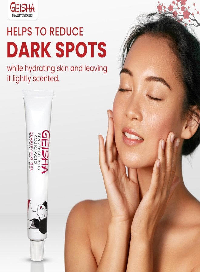 OMIC Geisha, Kojic Acid Gel - 1 fl oz / 30g - Skin Brightening, Clarifying Gel for Face, Body, Hands, Armpits - Hyaluronic Acid - Image 2