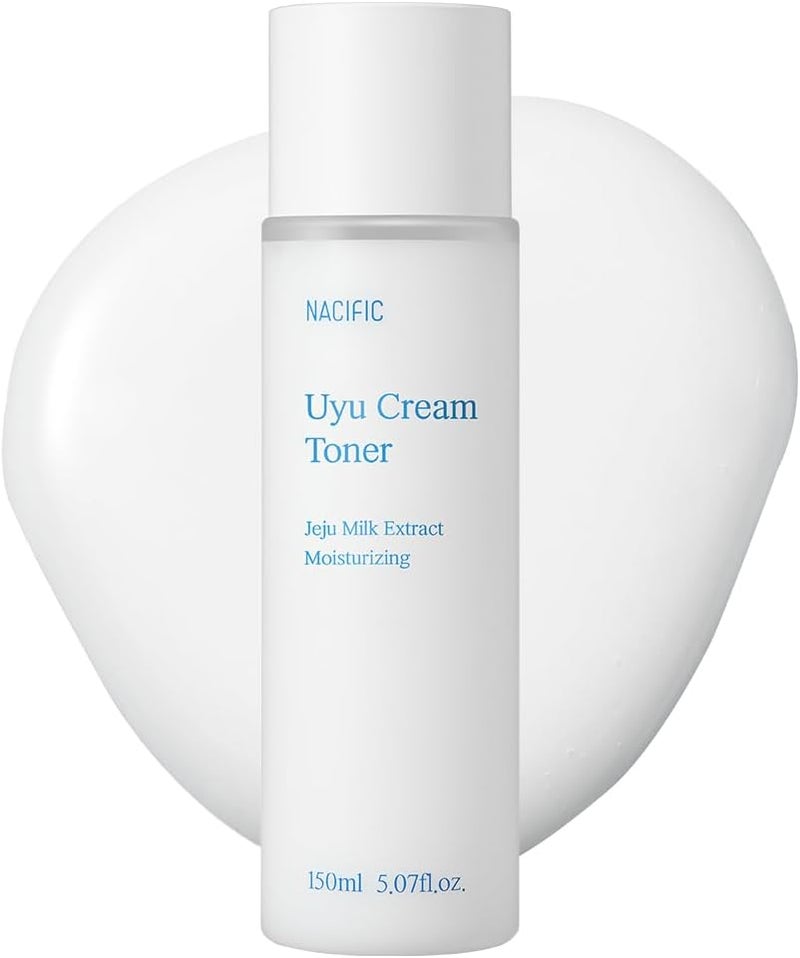 NACIFIC Jeju Uyu Cream Toner Facial Toner 507fl oz 150ml with Jeju Milk Extract Ceramide 5 Complex Moisture Lasting Natural Ingredients Korean Skin Care