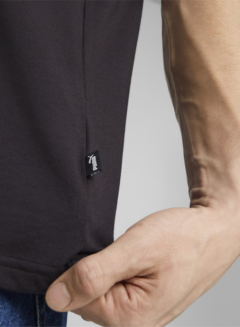 PUMA GRAPHICS Icon Mens Black T-shirt - Image 3