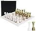 MARBLE RANGE Marble Chess Set for Adults 15 Handmade White Green Onyx Board Game with 32 Chess Pieces 2 Extra Queens Storage Box Luxury Travel Game Elegant Home Dcor - Image 2