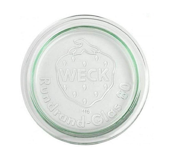 Weck 3 x Weck 100mm (approx. 4") LARGE ORIGINAL Loose Fitting Replacement Glass Lid. Fits WECK Models 738, 739, 740, 741, 742, 743, 744, 745, 748, 974. - Image 2