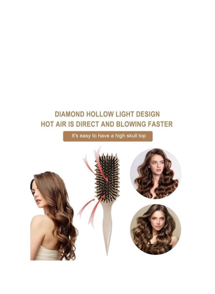 Showday - Curl Defining Brush, Hairbrush, Curl Hairbrush, for Combing and Shaping Men's and Women's Curls (Beige) - Image 1