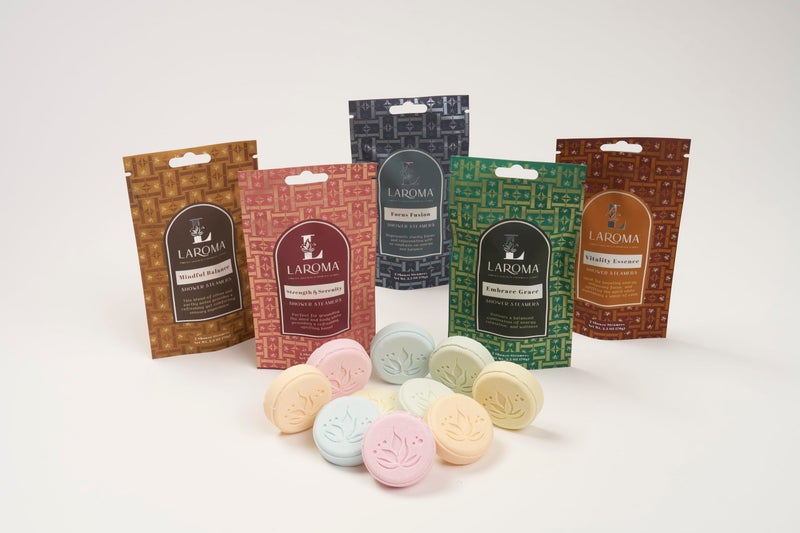 Laroma Aromatherapy Shower Steamers,10 Pack Shower Bombs for Men & Women, Made in The USA, 5 Essential Oil Blended Scents for Relaxation & Stress Relief - Image 3