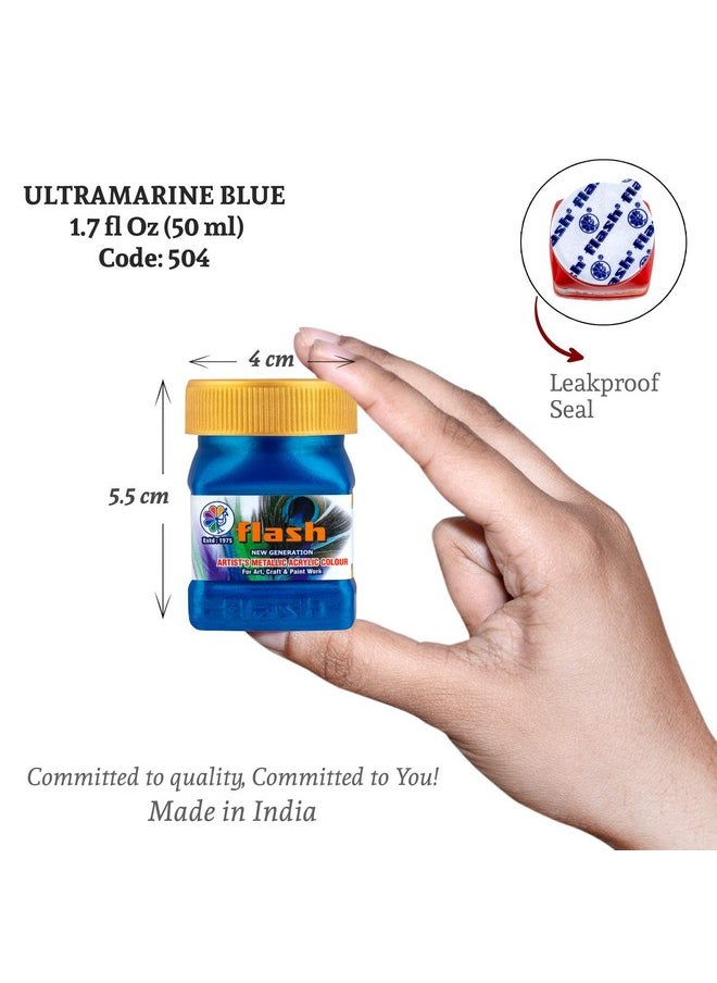 Flash - Flash Metallic Color (Ultramarine Blue, 50ml) - Image 1