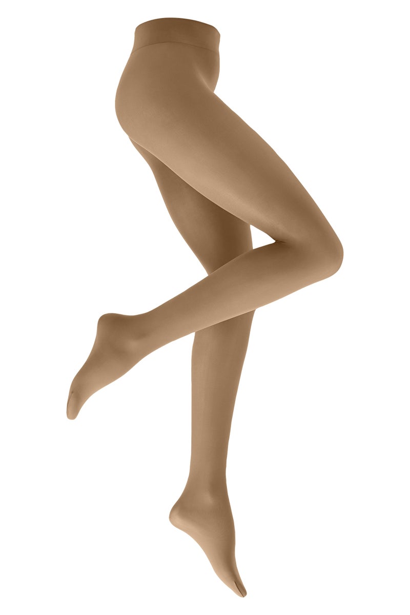 جوارب 130DEN لطاقم الطائرة عالية الجودة مصنوعة في تايوان، لون 04 بني (XXL) - Image 1