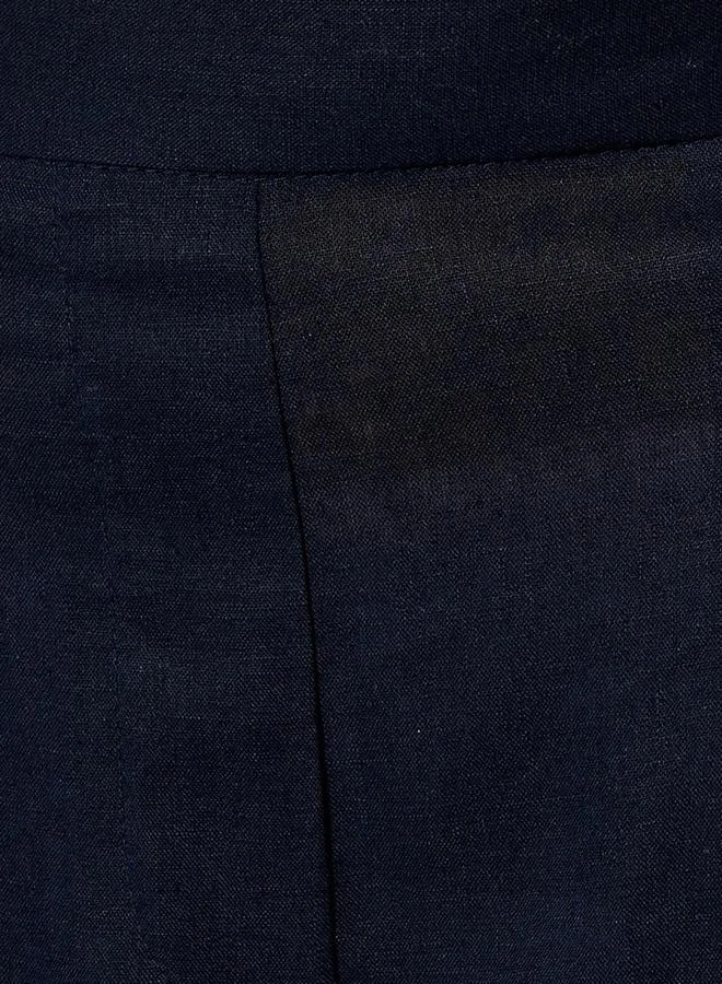 Splash FAV Flexi Waist Linen Blend Wide Leg Trousers