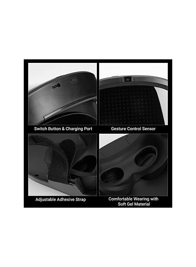 The Bros قناع LED مع بلوتوث قابل للبرمجة، قناع مضيء قابل لإعادة الشحن، تغيير بالإيماءات، صور قابلة للتخصيص، لملابس التنكر، الحفلات التنكرية، حفلات عيد الميلاد، النوادي الليلية، مهرجانات الموسيقى، الهالوين - Image 5