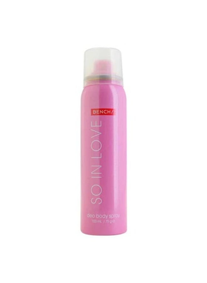 بينش BENCH SO IN LOVE deo body spray 100 ml