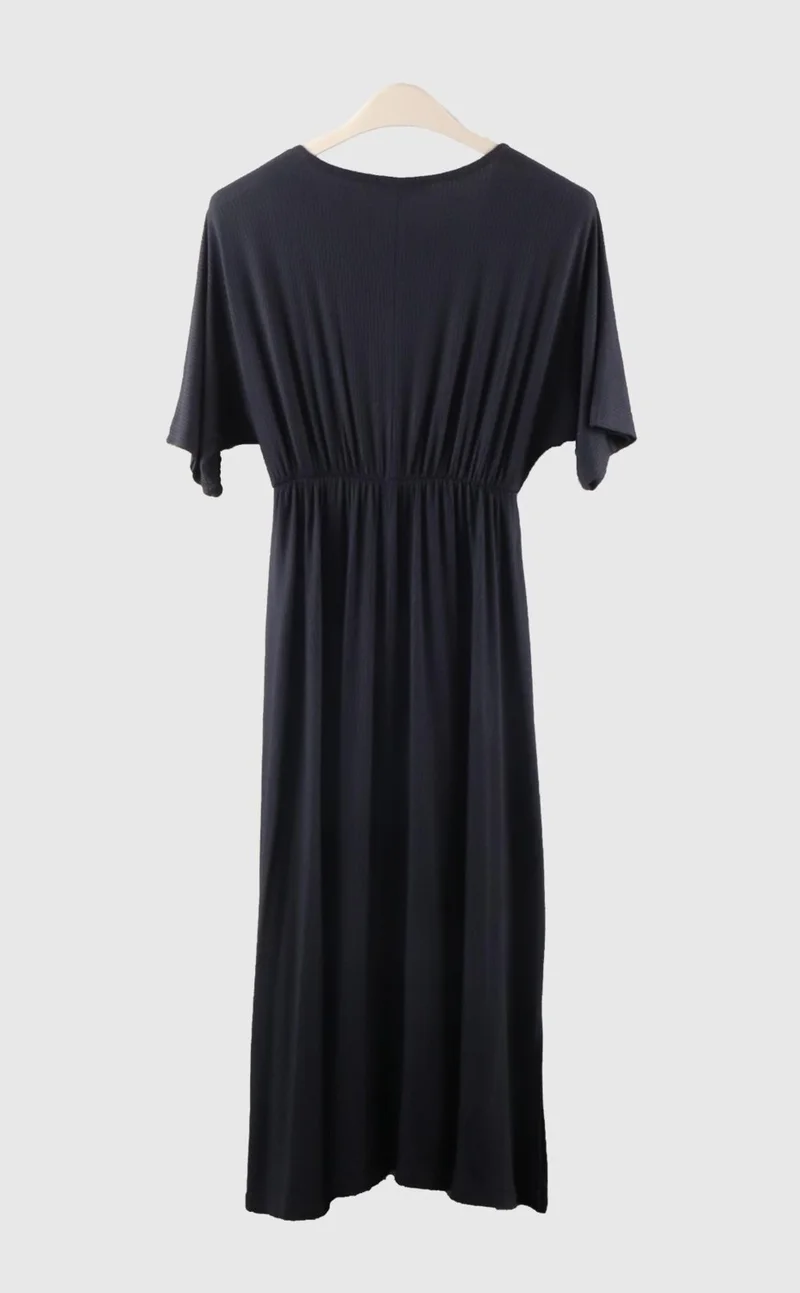 Alexandergardi V-Neck Black Dress
