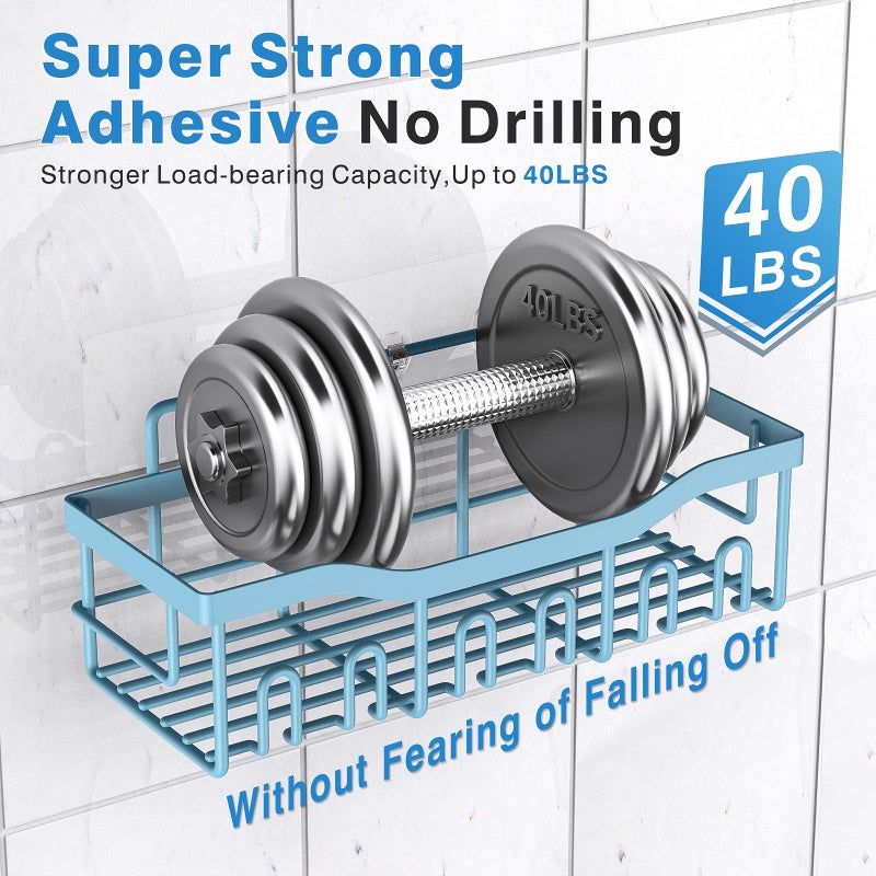 عدل دش كادي 5 منظم دش لاصق لتخزين الحمام وديكور المنزل والمطبخ - Image 4