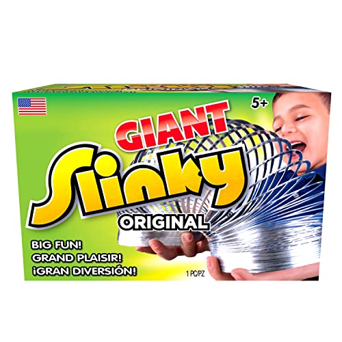 Slinky Just Play The Original Giant Slinky Walking Spring Toy, Metal Slinky, Party Favors, Fidget Toys, Kids Toys for Ages 5 Up - Image 5