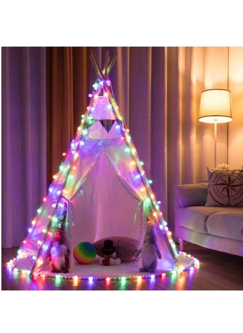 NAMA Ramadan decorations, LED light branch, crystal ball - multi-colored  - Image 4