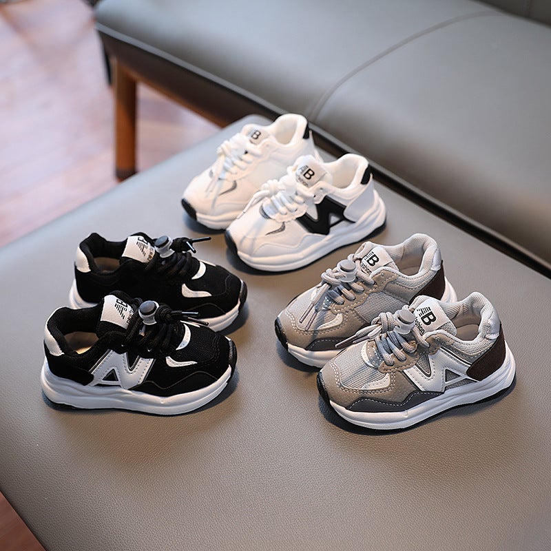 Children's shoes Spring and Autumn new children's sports shoes boys net shoes Girls baby shoes soft bottom running shoes a generation of hair - Image 2