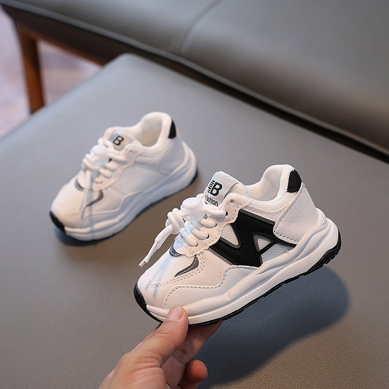 Children's shoes Spring and Autumn new children's sports shoes boys net shoes Girls baby shoes soft bottom running shoes a generation of hair - Image 4
