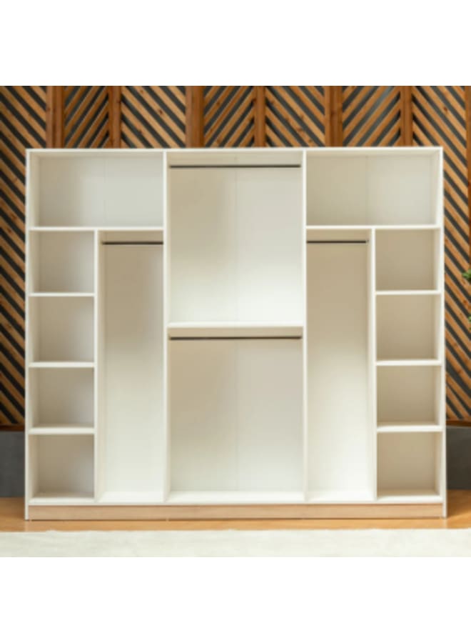 ملاذ هاوس غرفة نوم رئيسية بيضاء × بيج MDF - Image 3